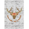 Floral Antler 24x36 - Matte Poster - Front View
