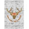Floral Antler Poster - Matte - 24x36 (Personalized)
