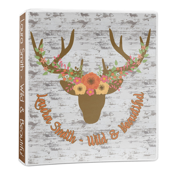 Floral Antler 3-Ring Binder Main- 1in