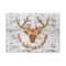 Floral Antler Area Rug (Personalized)