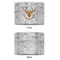 Floral Antler 8" Drum Lampshade - APPROVAL (Fabric)
