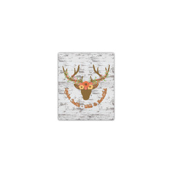 Floral Antler Canvas Print - 8x10 (Personalized)