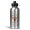 Floral Antler Water Bottles - 20 oz - Aluminum (Personalized)