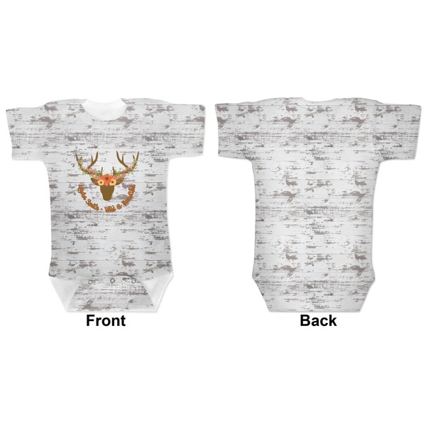 Floral Antler Baby Bodysuit Approval