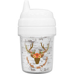 Floral Antler Baby Sippy Cup (Personalized)