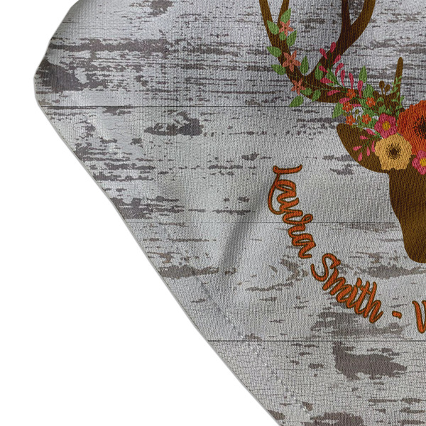 Floral Antler Bandana Detail