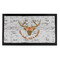 Floral Antler Bar Mat - Small (Personalized)