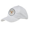 Floral Antler Baseball Cap - White (Personalized)