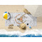 Floral Antler Beach Towel Lifestyle