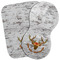 Floral Antler Burp Cloth (Personalized)