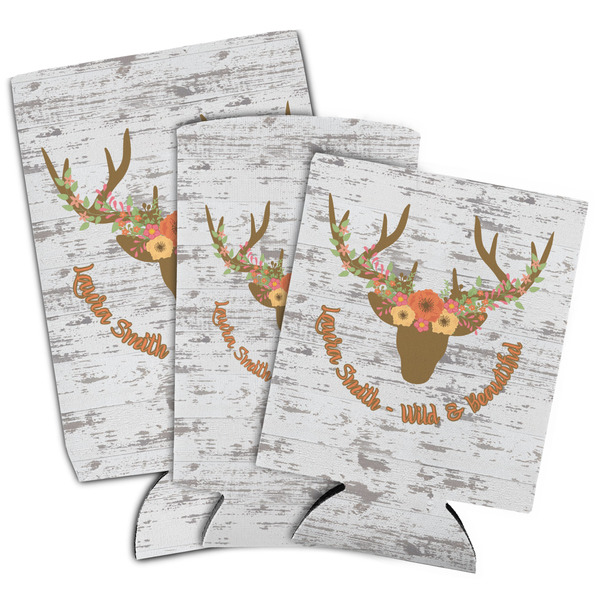 Floral Antler Can Coolers - PARENT/MAIN