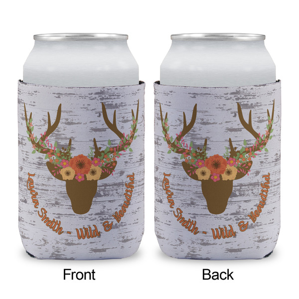 Floral Antler Can Sleeve - APPROVAL (single)
