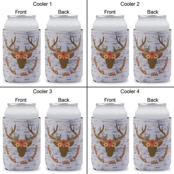 Floral Antler Can Sleeve (Approval)