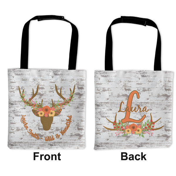 Floral Antler Car Bag - Apvl