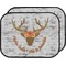 Floral Antler Car Floor Mats (Back Seat) (Personalized)