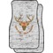 Floral Antler Car Floor Mats (Personalized)