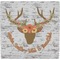 Floral Antler Ceramic Tile Hot Pad (Personalized)
