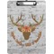 Floral Antler Clipboard (Personalized)