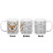 Floral Antler Coffee Mug - 20 oz - White APPROVAL