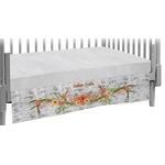 Floral Antler Crib Skirt (Personalized)