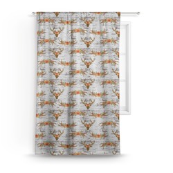 Floral Antler Curtain (Personalized)