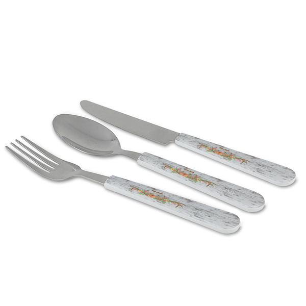 Floral Antler Cutlery Set - MAIN