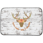 Floral Antler Dish Drying Mat (Personalized)