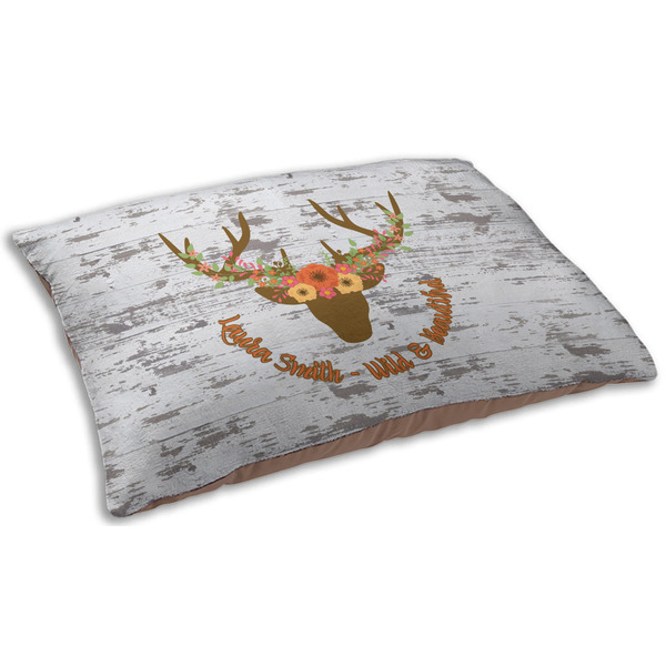 Floral Antler Dog Beds - SMALL