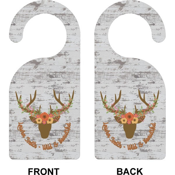 Floral Antler Door Hanger (Approval)