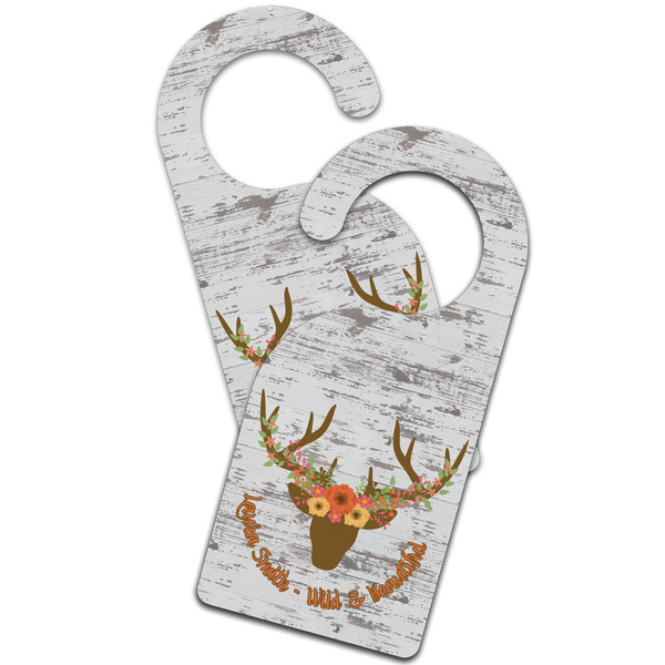 Floral Antler Door Hanger - MAIN