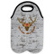 Floral Antler Double Wine Tote - Flat (new)