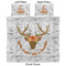 Floral Antler Duvet Cover Set - King - Approval