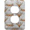 Floral Antler Electric Outlet Plate