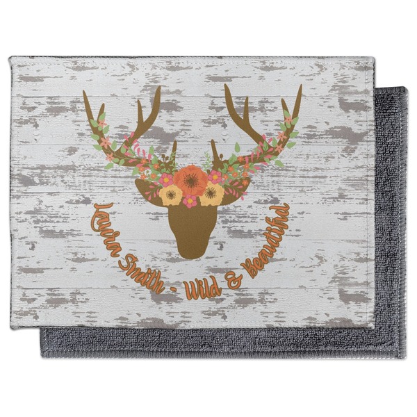 Floral Antler Electronic Screen Wipe - Flat