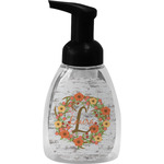 Floral Antler Foam Soap Bottle - Black (Personalized)