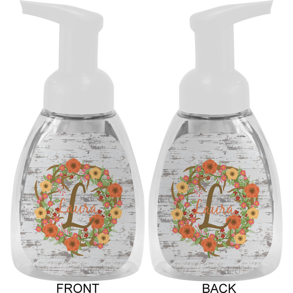 Floral Antler Foam Soap Bottle Approval - White