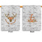 Floral Antler Garden Flags - Large - Double Sided - APPROVAL