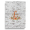 Floral Antler Garden Flags - Large - Double Sided - BACK