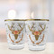Floral Antler Glass Shot Glass - with gold rim - LIFESTYLE
