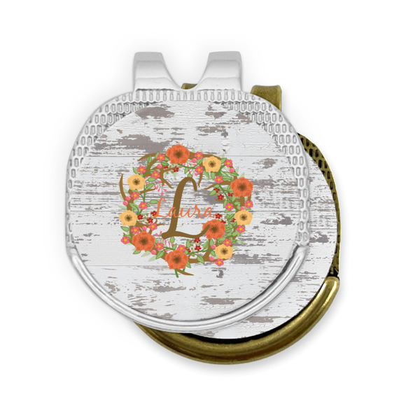 Floral Antler Golf Ball Marker Hat Clip - PARENT/MAIN