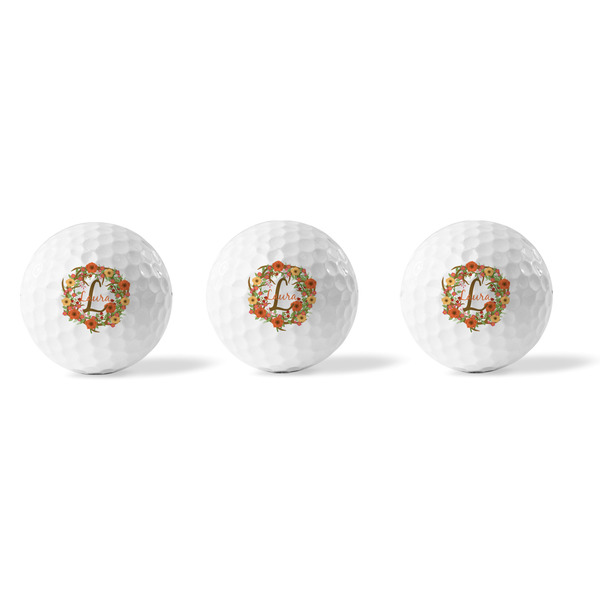 Floral Antler Golf Balls - Generic - Set of 3 - APPROVAL