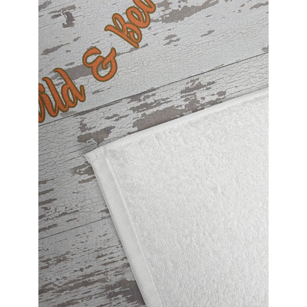 Floral Antler Golf Towel - Detail