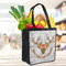 Floral Antler Grocery Bag - LIFESTYLE