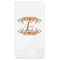 Floral Antler Guest Napkin - Front View
