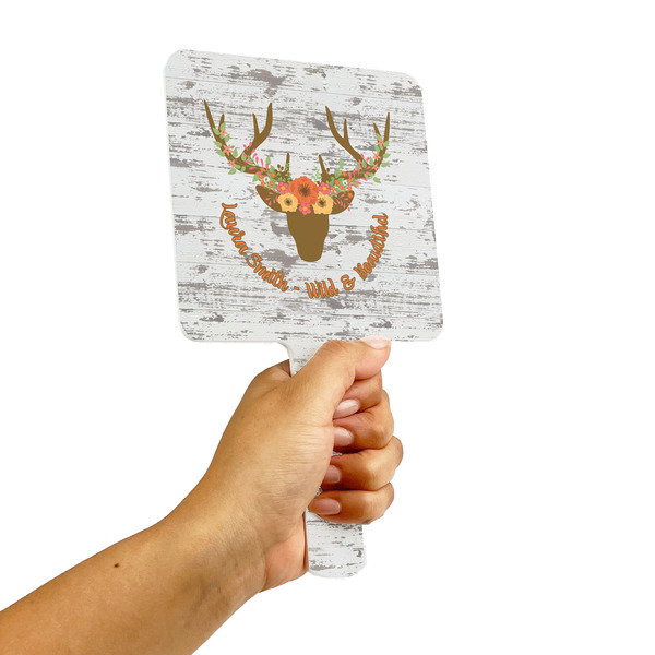 Floral Antler Hand Mirrors - Alt View