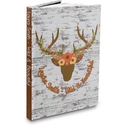 Floral Antler Hardbound Journal (Personalized)