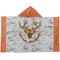 Floral Antler Kids Hooded Towel (Personalized)