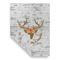 Floral Antler House Flags - Double Sided - FRONT FOLDED