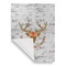 Floral Antler House Flags - Single Sided - FRONT FOLDED
