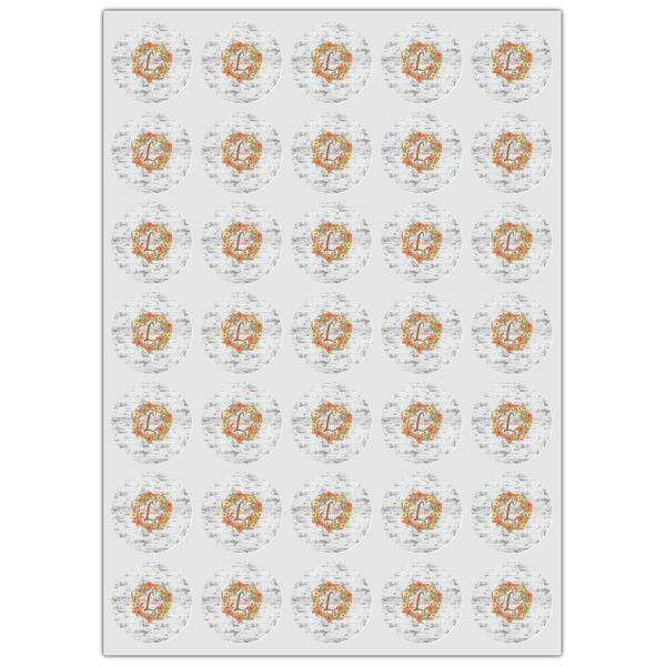 Floral Antler Icing Circle - XSmall - Set of 35